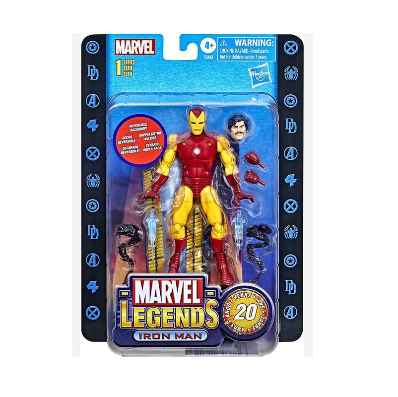 Figura Articulado Marvel Legends Iron Man (Yelllow Omega)