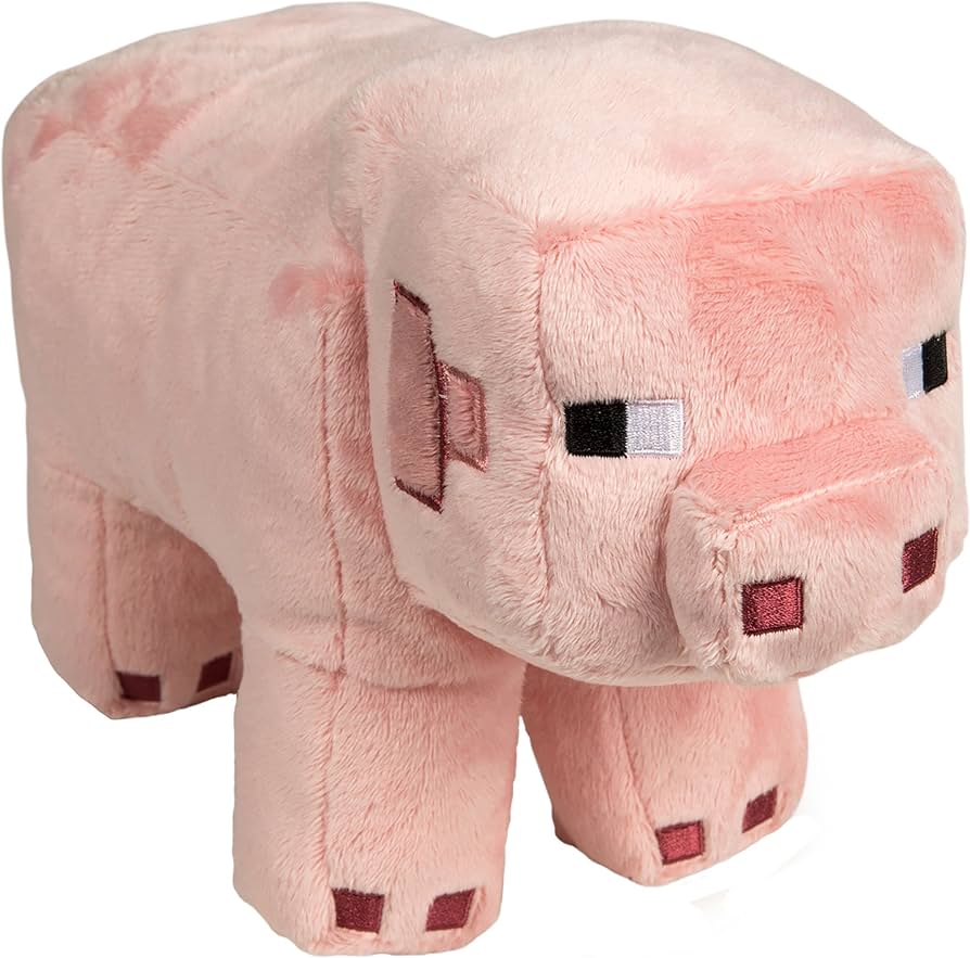 Peluche Videojuego - Minecraft - Chancho Gigante