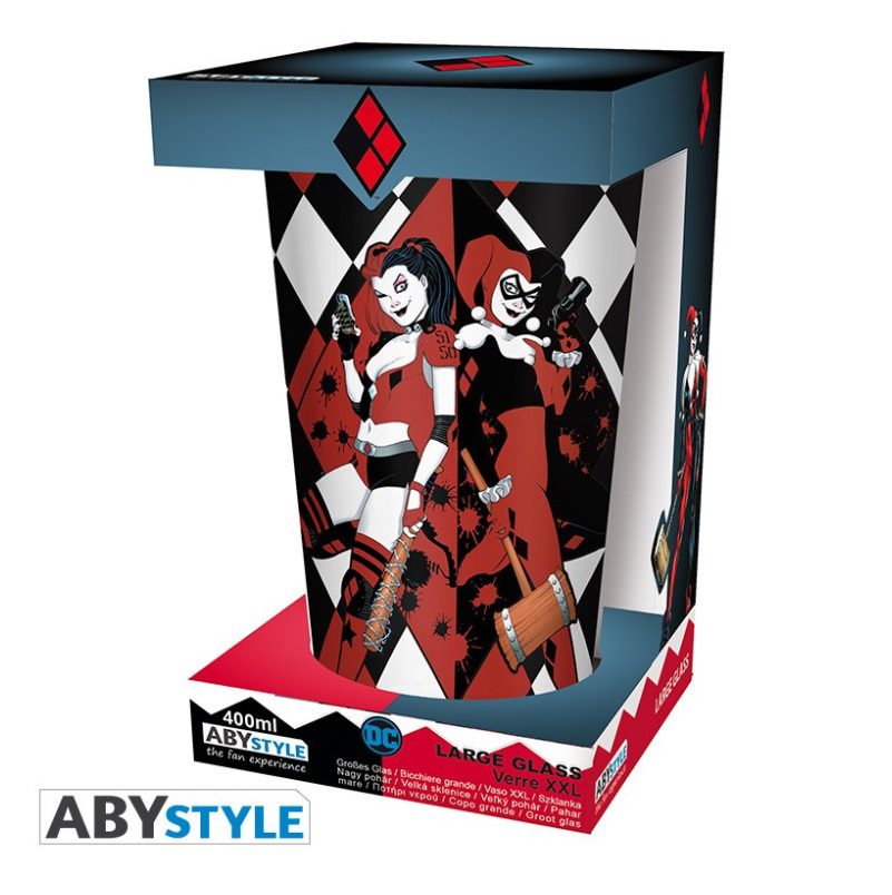 Tazones y Mas- Vaso DC Comics Large Glass - Harley Quinn - Imagen 2