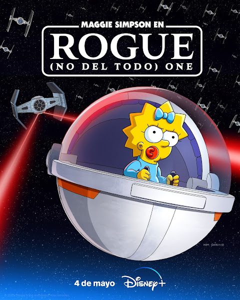 MAGGIE SIMPSON EN ROGUE (NO DEL TODO) ONE: DISNEY+ ESTRENA NUEVO CORTO ESTE JUEVES