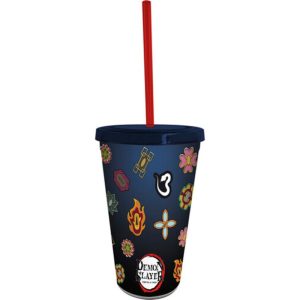 Vaso Paladone Demon Slayer Pillars Plastic Tumbler