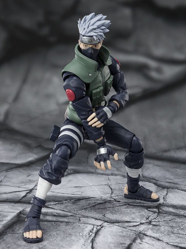 Figura Articulada Naruto Shippuden - S.H Figuarts Kakashi Hatake "The Famed Sharingan Hero" - Bandai Tamashi Nations - Imagen 3
