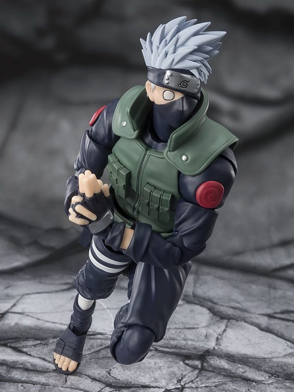 Figura Articulada Naruto Shippuden - S.H Figuarts Kakashi Hatake "The Famed Sharingan Hero" - Bandai Tamashi Nations - Imagen 6