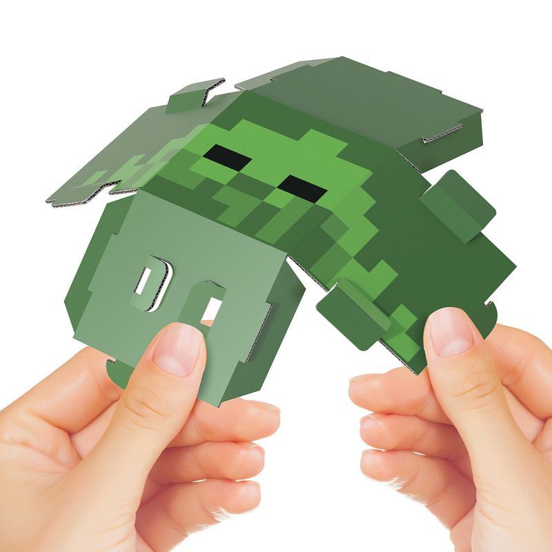 Figura Armable Minecraft - Creative Maker Kitz - Zombie - Imagen 3