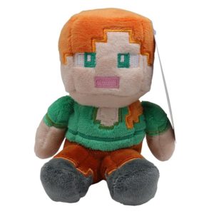 Peluche Videojuego - Minecraft - Mini Plush "Crafters" (Wave 1) - Alex - Intek