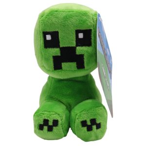 Peluche Videojuego - Minecraft - Mini Plush "Crafters" (Wave 1) - Creeper - Intek