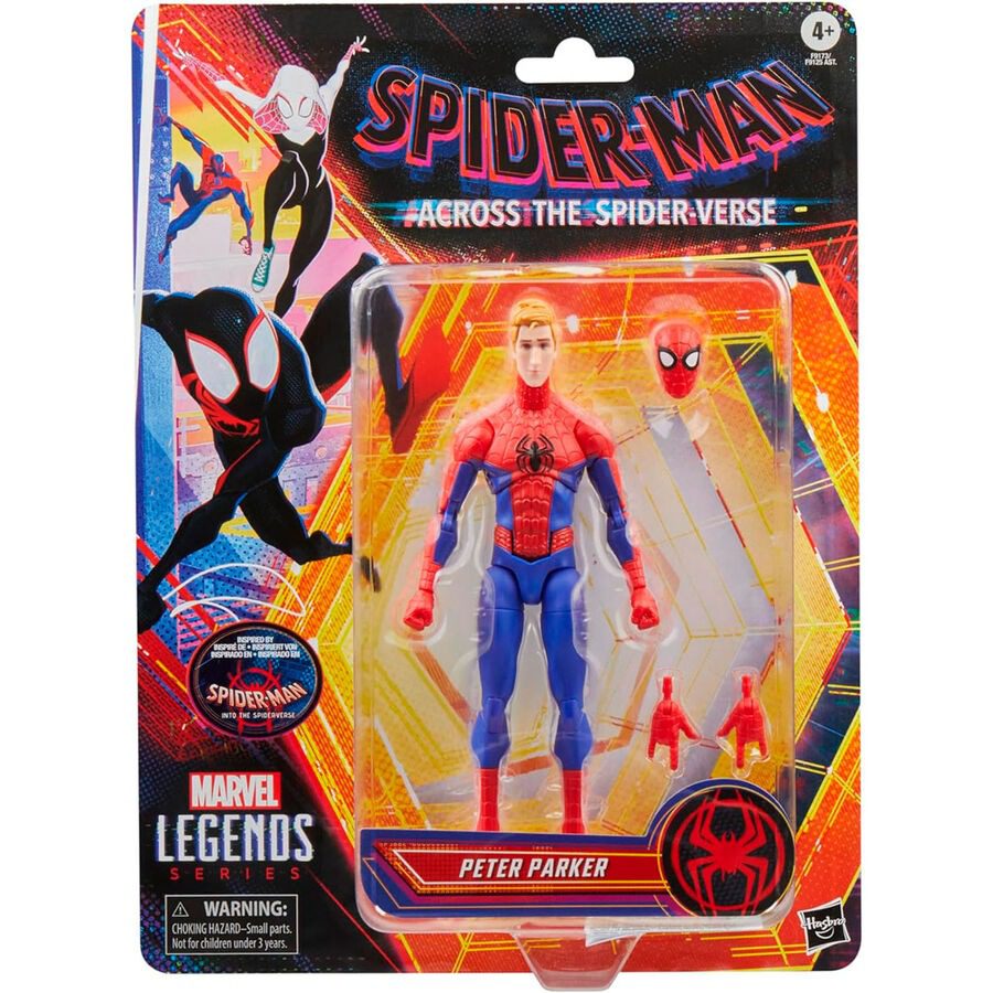 Figura Articulada Marvel Legends Series - Spider-Man: Across The Spider-Verse - Peter Parker - Imagen 2