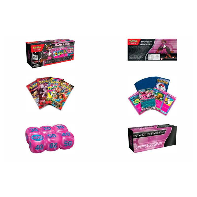 Juego de Mesa – Pokemon TCG – Scarlet & Violet – Mega Evolution (Mega Evolucion) – Pokemon Trainer’s Toolkit – INGLES - Imagen 2