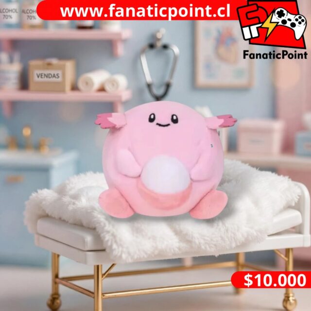 ¡Un poquito de ternura Pokémon para tu colección! 💕✨ El adorable Chansey llegó a Fanaticpoint 🥚💗 Con su clásica sonrisa y ese huevito que siempre lleva consigo, ¡es imposible no querer abrazarlo! 😍🔥

🐣 Peluche Chansey – Pokémon
💰 $10.000

¡Ideal para regalar, coleccionar o simplemente tener un compañero Pokémon bien tierno! ⚡🎮

📍 Encuéntralo en Fanaticpoint, Calle Brasil 471, La Serena.
🌐 www.fanaticpoint.cl⁠￼