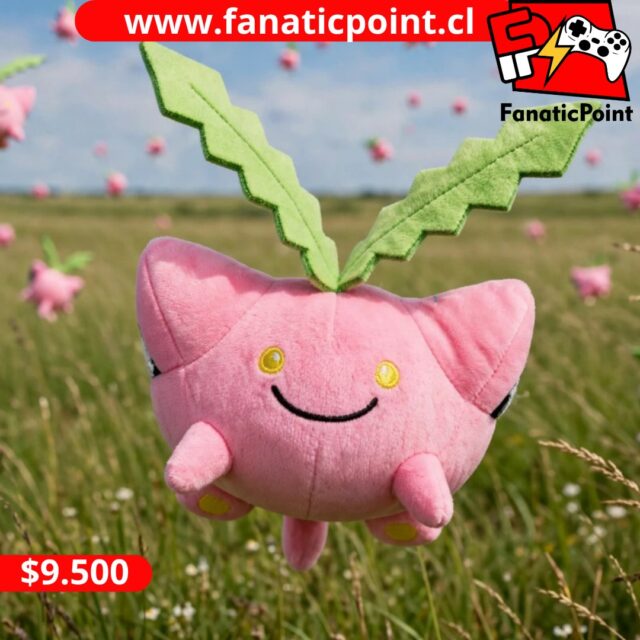 🌸☁️ ¡UN PEQUEÑO POKÉMON, PERO CON MUCHO ENCANTO! ☁️🌸
💗 Hoppip llegó a Fanaticpoint para llenar tu colección de ternura. 🥹✨ Este adorable Pokémon de tipo Planta/Volador parece estar siempre listo para dejarse llevar por el viento. 🍃💨
🧸 ¡Suave, tierno y perfecto para abrazar o darle un nuevo compañero a tu colección Pokémon! 💚⚡
💰 Valor: $9.500
📍 Encuéntralo en Fanaticpoint, La Serena
🌐 www.fanaticpoint.cl