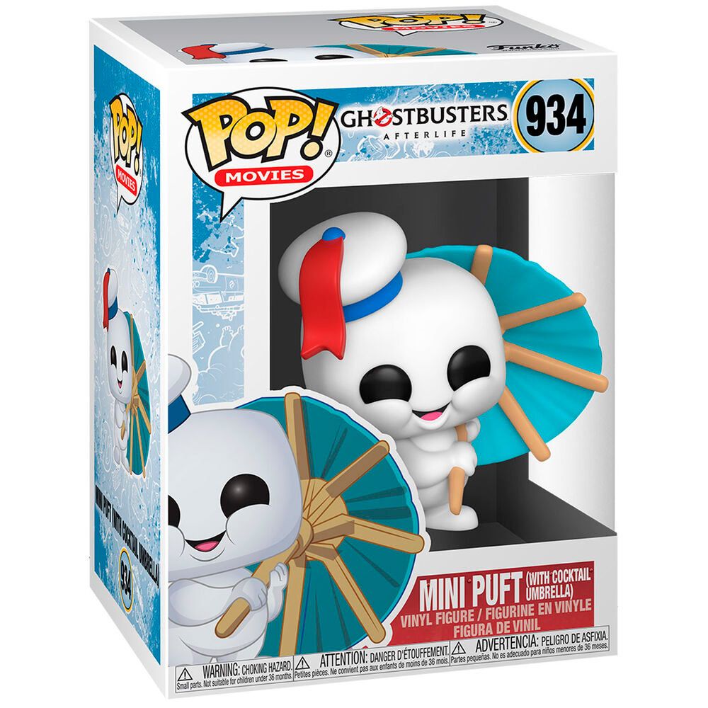 Figura Funko Pop Ghostbusters 934 Mini Puft With Cocktail Umbrella