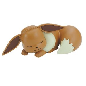 Figura Armable Pokemon Model Kit Eevee Durmiendo