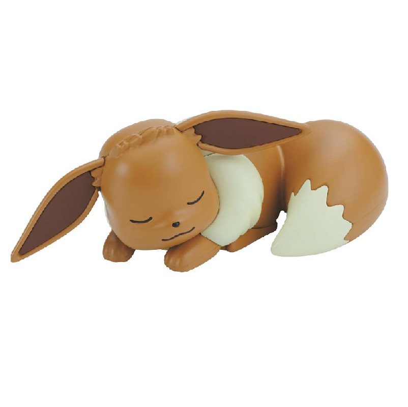 Figura Armable Pokemon Model Kit Eevee Durmiendo