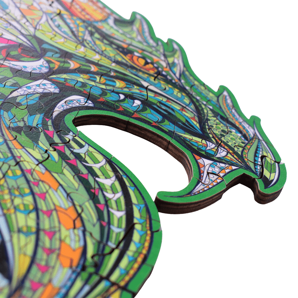 Juego de Mesa - Puzzle Dragon 2D (Madera Reciclada) - Imagen 2