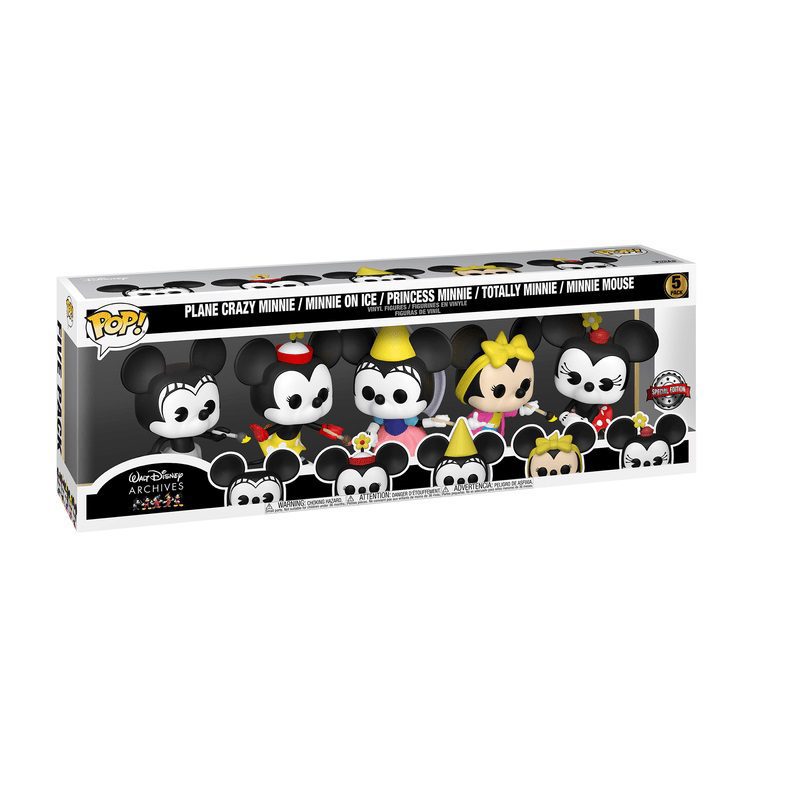 Figura Funko Pop Disney 5 Minnie Mouse pack varias - Imagen 2