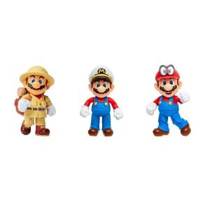 Figura Articulada Mario Bros Pack Nintendo Super Mario Odyssey