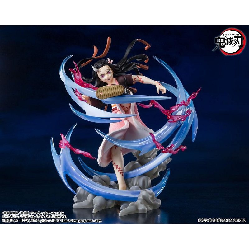 Figura Estatica Demon Slayer (Kimetsu No Yaiba) - Figuarts Zero - Nezuko Kamado (Demon Form Advancing) - Imagen 3