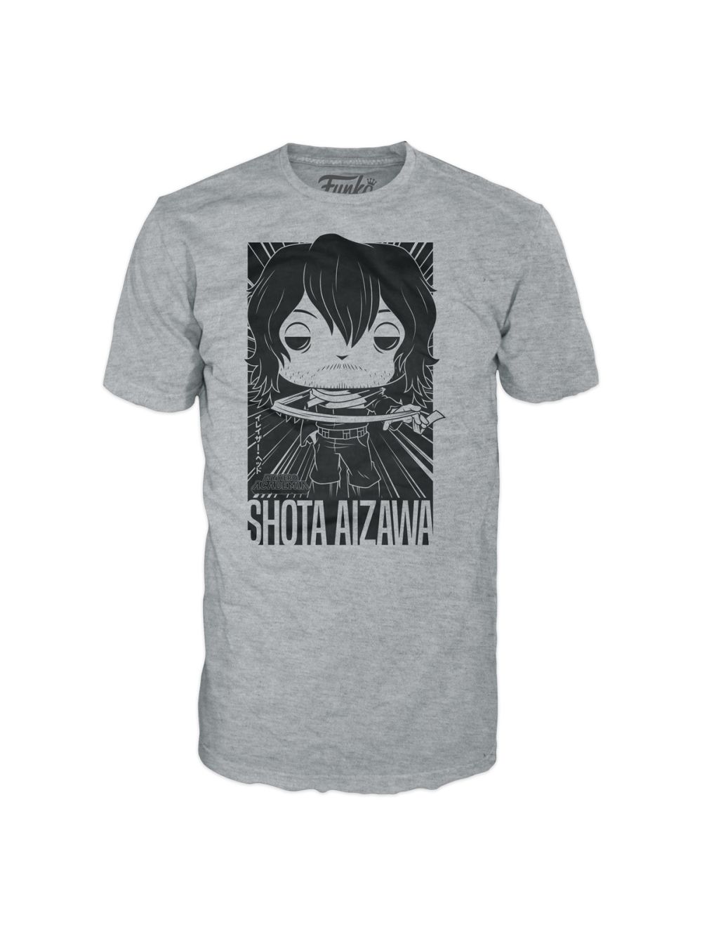 Figura Funko Pop y Polera My Hero Academia Shoto Aizawa Talla XL - Imagen 3