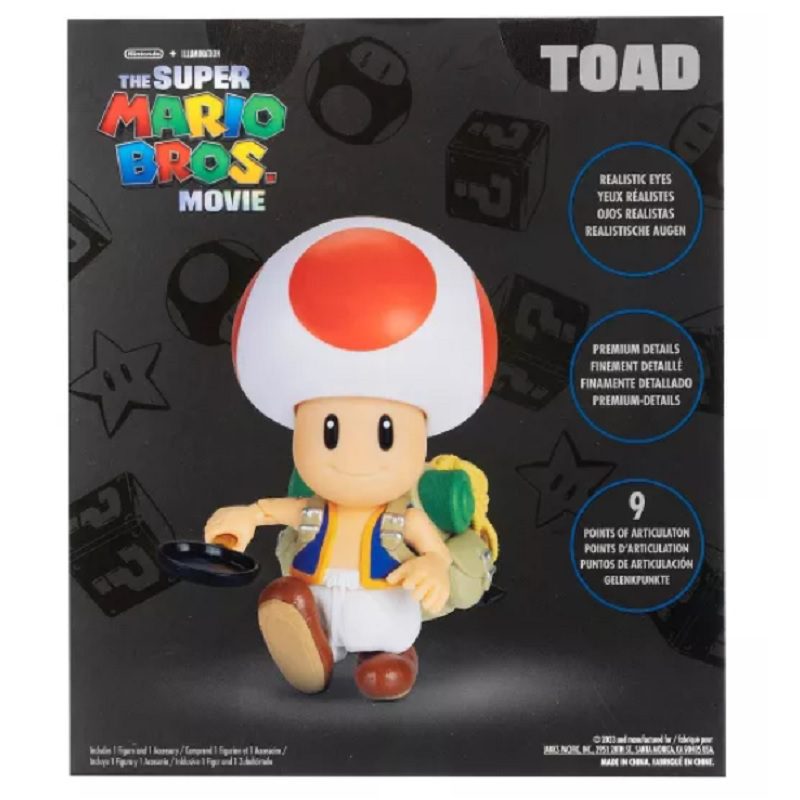 Figura Articulada Super Mario – The Super Mario Bros. Movie – Toad - Imagen 4