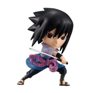 Figura Estatica Naruto Shippuden - Chibi Masters - Uchiha Sasuke