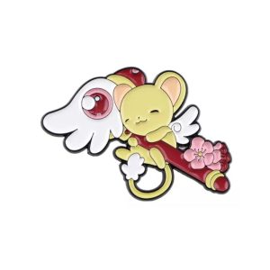 Accesorio Pin Sakura Card Captor - Kero y bastón