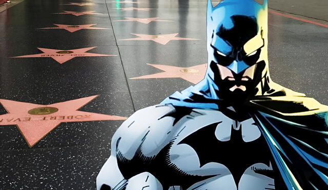 Batman hace historia al convertirse en el primer superhéroe en obtener una estrella en el Paseo de la Fama de Hollywood.