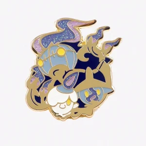 Accesorio Pin Videojuego - Pokemon - Litwick, Lampent y Chandelure