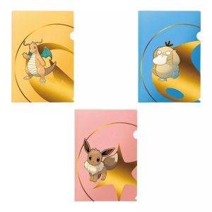 Carpeta Organizadora de Documentos Pokemon - 3 Pack Tournament - Psyduck Eevee Dragonite