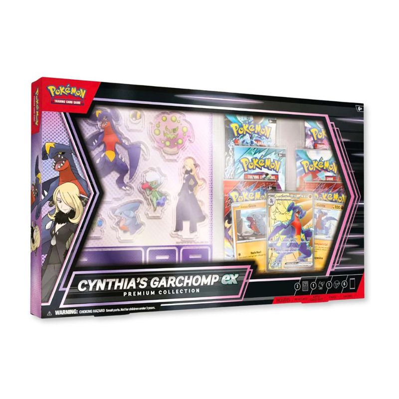 Juego de Mesa - Pokemon TCG - Cynthia's Garchomp ex Premium Collection – INGLES