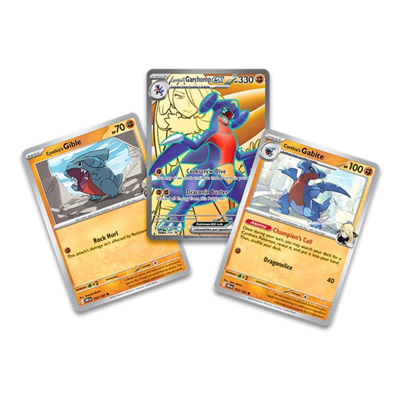 Juego de Mesa - Pokemon TCG - Cynthia's Garchomp ex Premium Collection – INGLES - Imagen 2