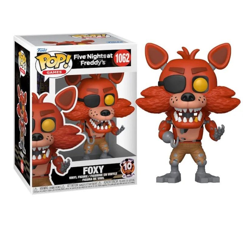 Figura Funko POP! Games - Five Nights at Freddy’s 10 Years #1062 - Foxy