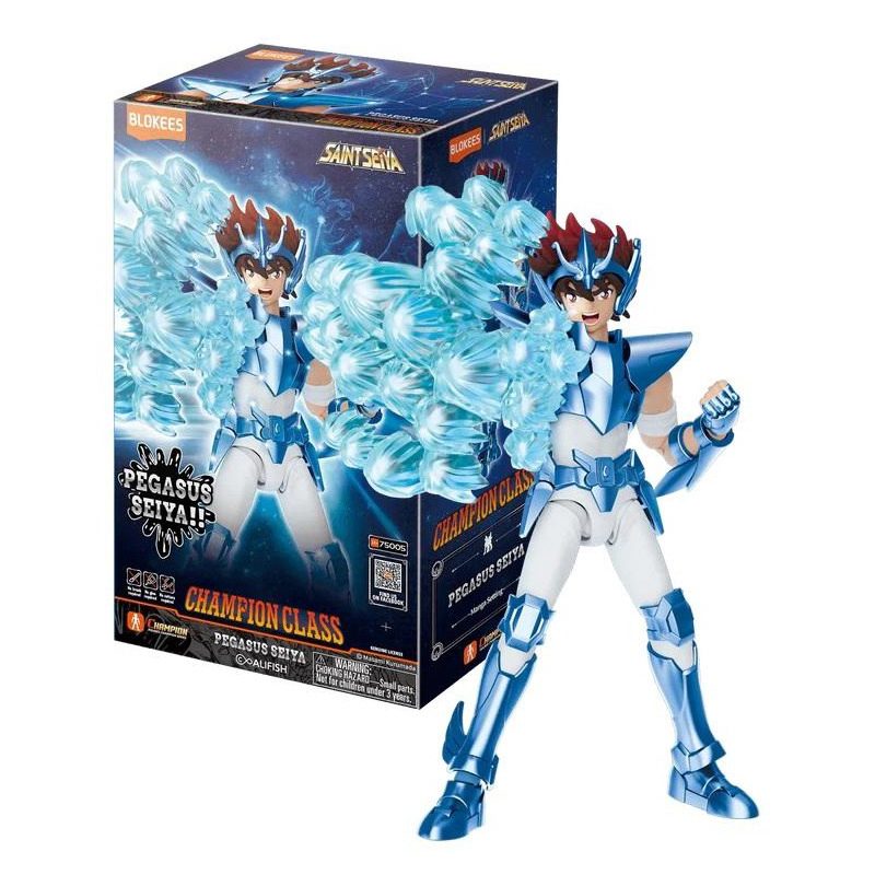 Figura Armable Los Caballeros del Zodiaco (Saint Seiya) - "Champion Class #4" Pegasus Seiya (Manga Setting) - Blokees