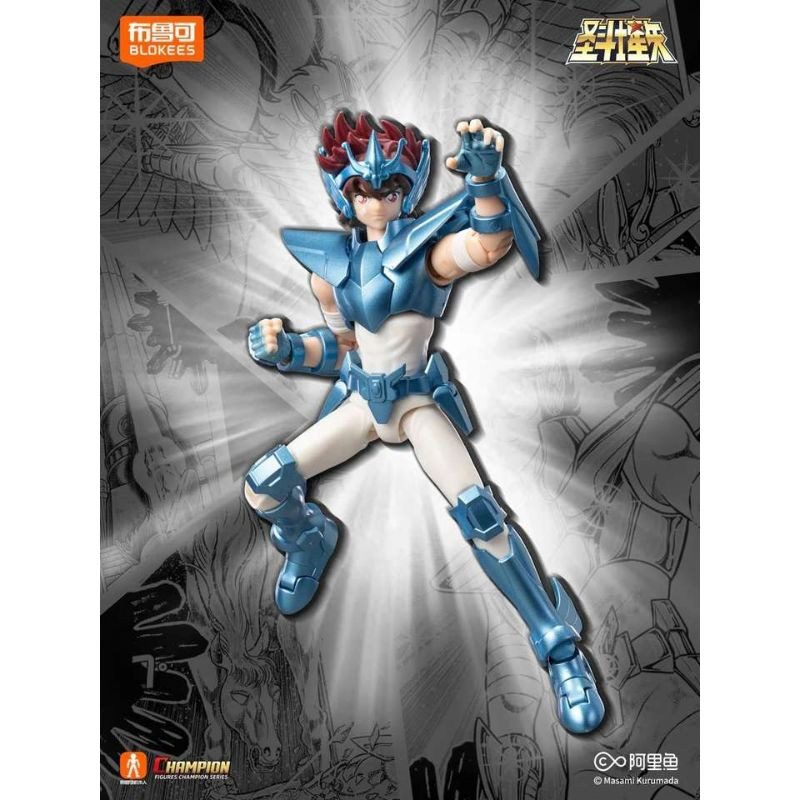 Figura Armable Los Caballeros del Zodiaco (Saint Seiya) - "Champion Class #4" Pegasus Seiya (Manga Setting) - Blokees - Imagen 4