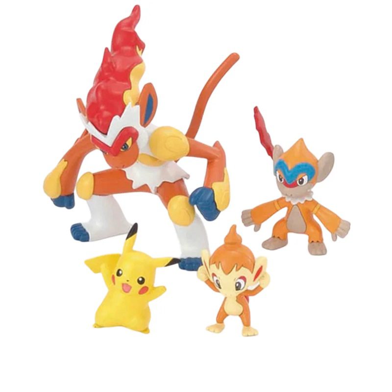 Figura Armable Pokémon – Model Kit – Infernape Evolution Set Pokémon ...