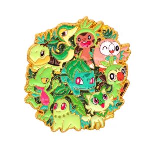 Accesorio Pin Pokemon - Tipo Hierba