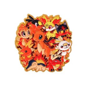 Accesorio Pin Pokemon - Tipo Fuego