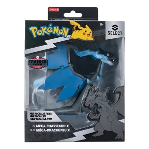Figura Articulada Pokemon - Jazwares - "Pokemon Select Series" Trainer Team Series - Mega Charizard X