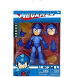 Figura Articulada Mega Man - Jada Toys - Action Figure 1/12 Scale Wave 1 - Mega Man Blue
