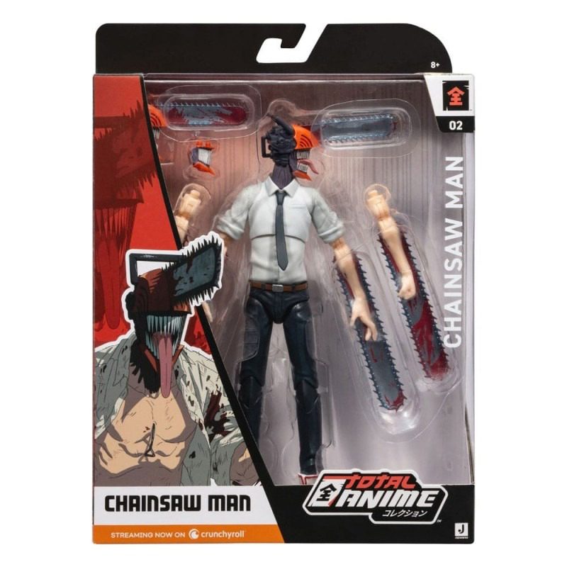 Figura Articulada Chainsaw Man - Jazwares - Total Anime - Chainsaw Man (Denji)