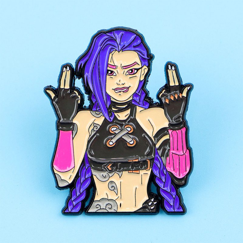 Jinx Point Accesorio Pin Videojuego – League of Legends – Jinx (Manos arriba ...