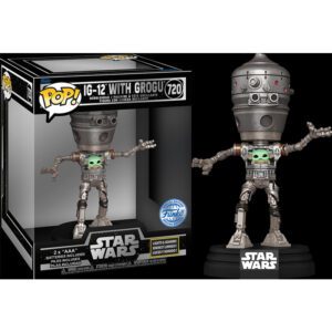Figura Funko POP! – Star Wars #720 – IG-12 with Grogu