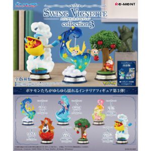 Figura Estatica Pokemon - Re-ment - Pokemon "Swing Vignette Collection" Vol.3