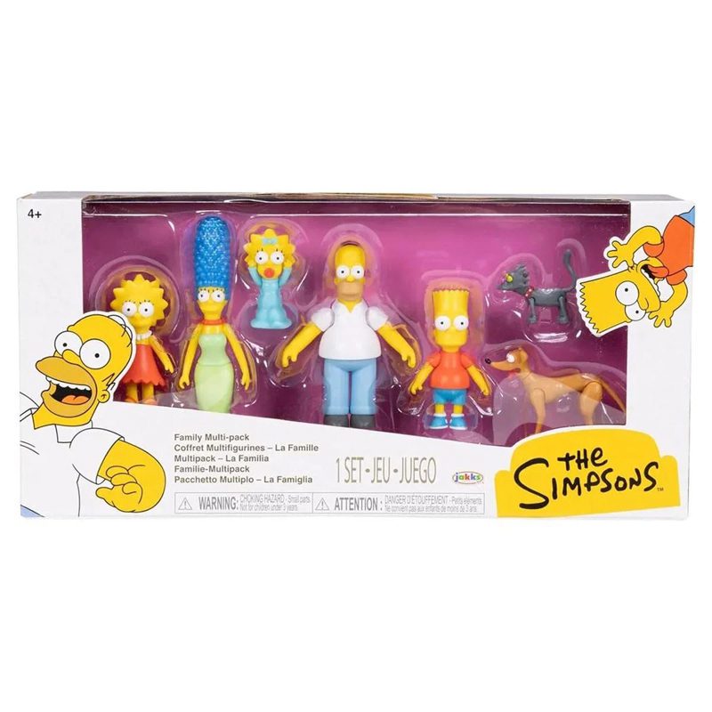 Figura Articulada Los Simpsons - Jakks - The Simpsons Familia Multipack