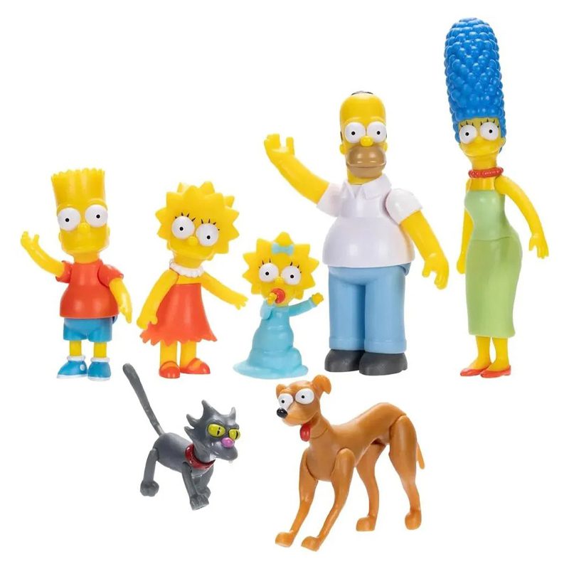 Figura Articulada Los Simpsons - Jakks - The Simpsons Familia Multipack - Imagen 2