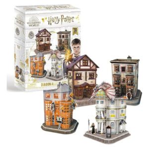 Figura Armable Harry Potter - Puzzle 3D Diagon Alley Set (Callejon Diagon)