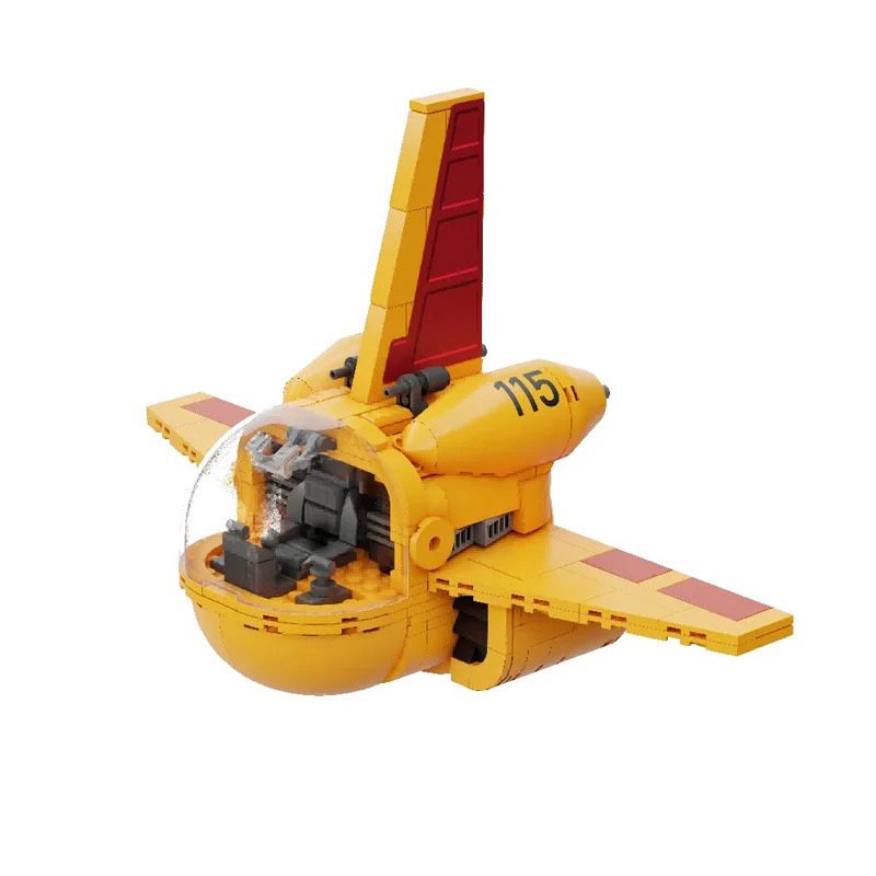 Figura Armable Dragon Ball - Pantasy - Construction Set "Classic Ride" - Yamcha Airplane 27cm - (390 Piezas) - Imagen 2