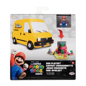 Figura Articulada Super Mario – The Super Mario Bros. Movie – Playset: Van (Furgoneta)