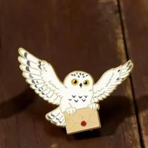Accesorio Pin Serie/Pelicula - Harry Potter - Hedwig con carta