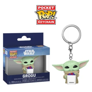 Llavero Pop - Mandalorian & Grogu S2 (Grogu con palomitas de maíz)