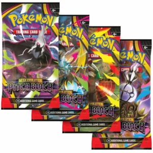 Juego de Mesa – Pokemon TCG – Mega Evolution: Pitch Black (Tinieblas Umbrías) – Booster (Sobre) – INGLES